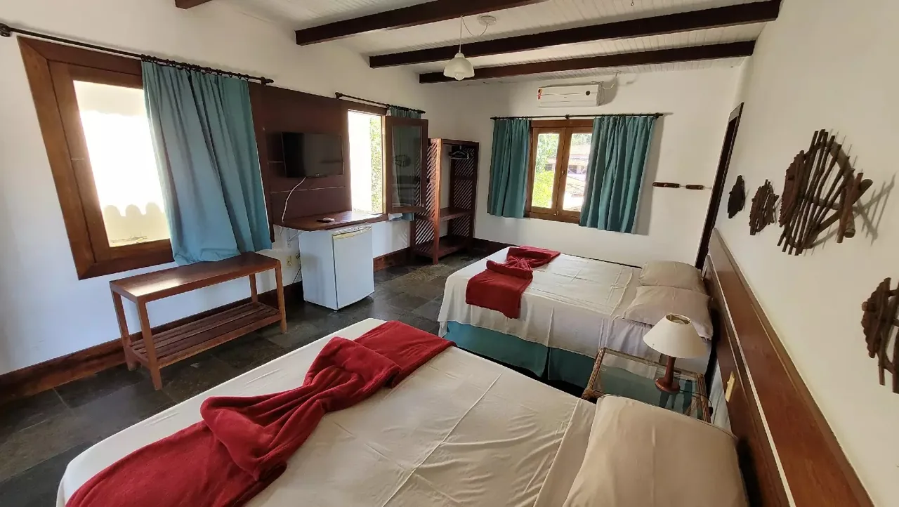 Acomodação com varanda do Taipabas Hotel