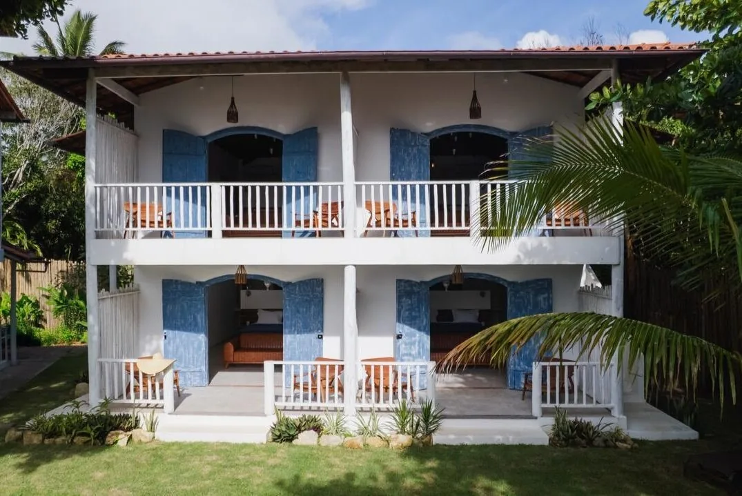 Fachada da Villa Marée em Algodões
